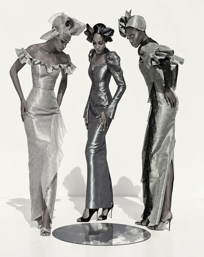 Models wearing Deola Sagoe designs